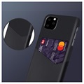 KSQ iPhone 11 Pro Max Case with Card Pocket - Black