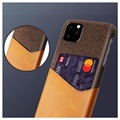 KSQ iPhone 11 Pro Max Case with Card Pocket - Coffee