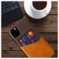 KSQ iPhone 11 Pro Max Case with Card Pocket - Coffee