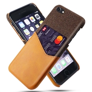 Custodia KSQ con Slot per Schede per iPhone 7/8/SE (2020)/SE (2022) - Marrone
