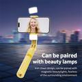 Stabilizzatore KT08 con treppiede e luce di riempimento magnetica - Giallo