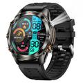 Smart Watch sportivo KT80 - impermeabile 3ATM, chiamata Bluetooth, touchscreen HD da 1.46", torcia integrata