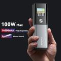 Power bank KUULAA KL-YD75 da 14000mAh con ricarica rapida PD da 100W - USB-C/USB-A - Grigio opaco