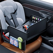 Vassoio da viaggio per bambini Kabulun / Organizer per seggiolino auto - Nero