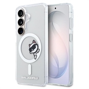 Custodia magnetica Samsung Galaxy S26 Karl Lagerfeld IML Choupette Peekaboo Logo - Trasparente