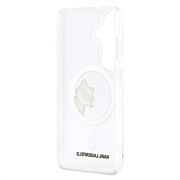 Custodia magnetica Samsung Galaxy S26 Karl Lagerfeld IML Choupette Peekaboo Logo - Trasparente