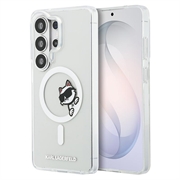 Custodia magnetica Samsung Galaxy S26 Ultra Karl Lagerfeld IML Choupette Peekaboo Logo - Trasparente