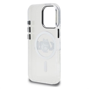 Custodia MagSafe per iPhone 16 Pro Max Karl Lagerfeld IML Choupette Sketch Logo - Trasparente