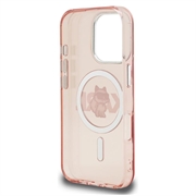 Custodia MagSafe per iPhone 16 Pro Karl Lagerfeld IML Choupette Sketch Logo