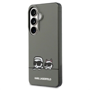 Samsung Galaxy S26 Karl Lagerfeld IML Karl&Choupette Custodia magnetica con logo Peekaboo - Nera