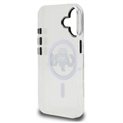 Custodia MagSafe per iPhone 16 Karl Lagerfeld IML Karl Sketch Logo - Trasparente