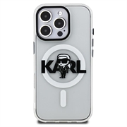 Custodia MagSafe per iPhone 16 Pro Karl Lagerfeld IML Karl Sketch Logo - Trasparente