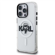Custodia MagSafe per iPhone 16 Pro Karl Lagerfeld IML Karl Sketch Logo - Trasparente