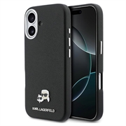 Custodia per iPhone 17 Karl Lagerfeld Karl and Choupette Heads Pins Kotelo - Compatibile con MagSafe