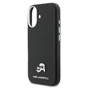 Custodia per iPhone 17 Karl Lagerfeld Karl and Choupette Heads Pins Kotelo - Compatibile con MagSafe