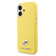Custodia per iPhone 17 Karl Lagerfeld Karl and Choupette Heads Pins Kotelo - Compatibile con MagSafe
