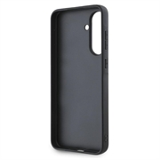 Custodia Samsung Galaxy A36 Karl Lagerfeld Saffiano Metal Karl and Choupette - Nera