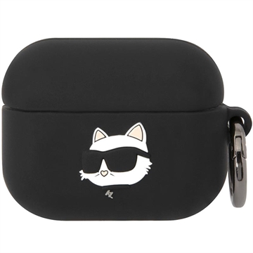 Custodia in silicone Karl Lagerfeld AirPods Pro - Choupette