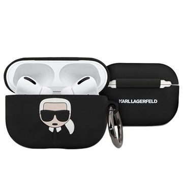 Cover in Silicone Guess per AirPods / AirPods 2 - Nero