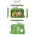 Tablet Android per bambini con Wi-Fi, custodia protettiva - 7" - Dinosauro verde