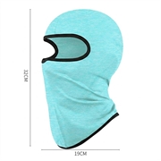 Maschera facciale a passamontagna per bambini / Copricapo con protezione solare UPF 50+ - Verde chiaro