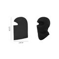 Maschera facciale a passamontagna per bambini / Copricapo con protezione solare UPF 50+ - Nero