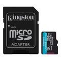 Kingston Canvas Go! Plus scheda di memoria microSDXC con adattatore SDCG3/256GB - 256GB