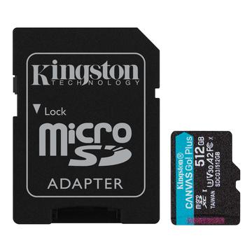 Kingston Canvas Go! Plus microSDXC con adattatore SDCG3/512GB