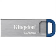Chiavetta USB Kingston DataTraveler Kyson USB 3.2 Gen 1 - 128GB - Argento