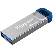 Chiavetta USB Kingston DataTraveler Kyson USB 3.2 Gen 1 - 64GB - Argento
