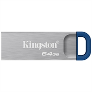Chiavetta USB Kingston DataTraveler Kyson USB 3.2 Gen 1 - 64GB - Argento