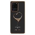 Custodia Swarovski Kingxbar Serie Wish per Samsung Galaxy S20 - (Confezione aperta - Condizone ottimo) - Color Oro