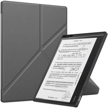 Custodia Origami Stand Folio per Kobo Elipsa 2E - Grigia