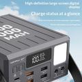 Power bank Konfulon A45Q da 100000mAh - Ricarica rapida da 22.5W - Grigio