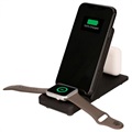 Docking Station with QI Wireless Charger UD15 - Black