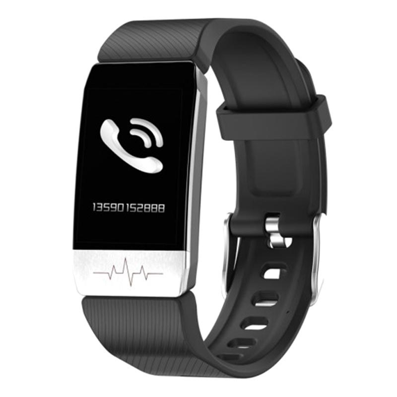Fitness Tracker con Termometro \u0026 HR Ksix Fitness Band - Nero