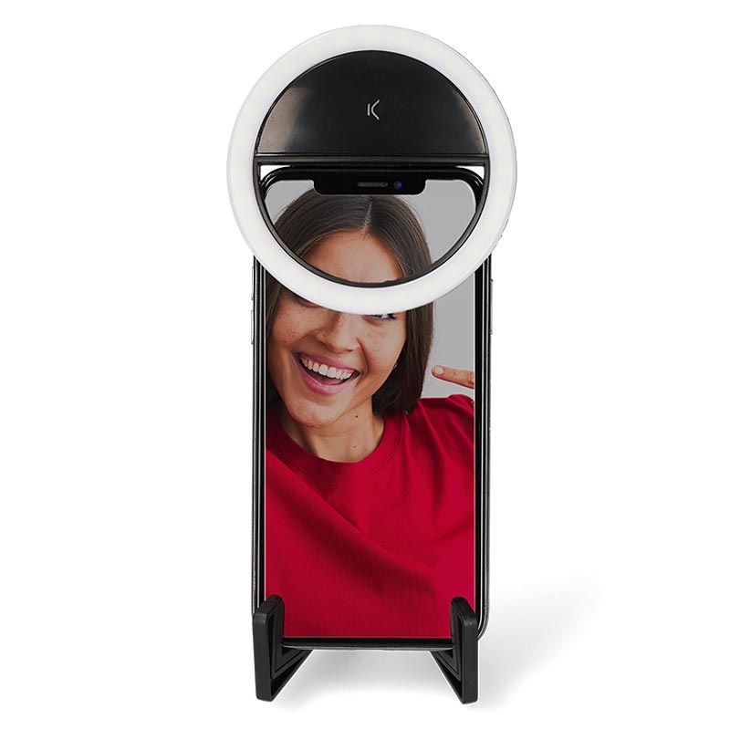 Portatile Selfie Led Ring Light con supporto per telefono per live