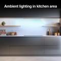 L1-021 Luce LED per armadietti RGB con sensore di movimento - 23,3 cm - Argento