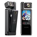 Action Camera L17 4K con touchscreen da 1.69", scheda da 64GB e lettore di schede - Nero