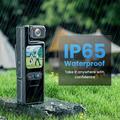 Action Camera L17 4K con touchscreen da 1.69", scheda da 64GB e lettore di schede - Nero