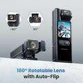 Action Camera L17 4K con touchscreen da 1.69", scheda da 64GB e lettore di schede - Nero