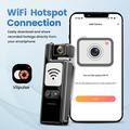Action Camera L17 4K con touchscreen da 1.69", scheda da 64GB e lettore di schede - Nero