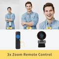 Webcam L52 4K Ultra HD con tracciamento AI e telecomando - Nero