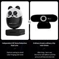 Webcam L59D 4K con doppio obiettivo e messa a fuoco automatica, con telecomando - Nero