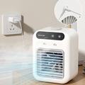 Mini raffreddatore d\'aria L7 con doppio umidificatore a nebulizzazione nano da 500ml - Bianco