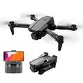 LANSENXI XT6 WiFi FPV Drone con doppia telecamera 4K/1080P HD e telecomando - Nero