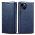 Custodia a Portafoglio LC.IMEEKE per iPhone 14 con RFID - Blu
