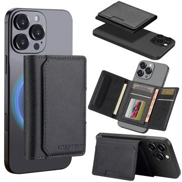 Portacarte magnetico LC.IMEEKE con funzione di supporto - Nero