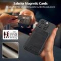 LC.IMEEKE Portacarte magnetico con blocco RFID e supporto per il calcio