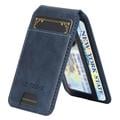 LC.IMEEKE Portacarte magnetico con blocco RFID e supporto per il calcio - Blu